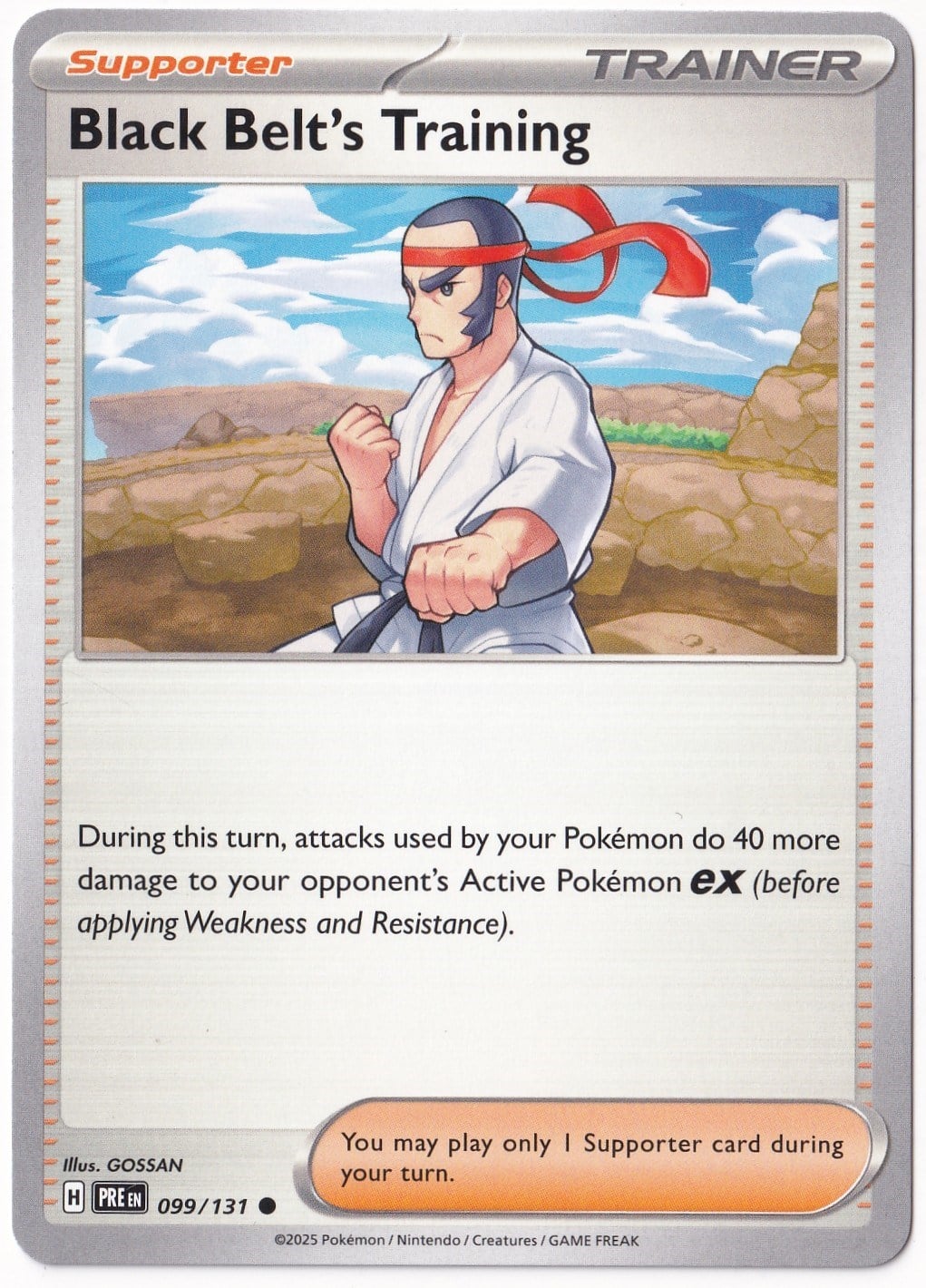 Prismatic EvolutionsBlack Belt's Training 099/131 - Prismatic Evolutions - Pokemon Kartı (Mint)