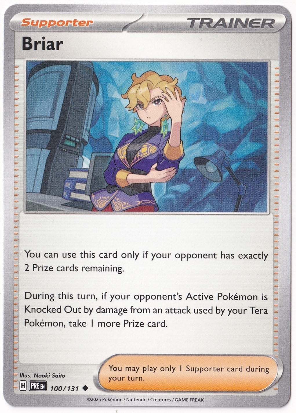 Prismatic EvolutionsBriar 100/131 - Prismatic Evolutions - Pokemon Kartı (Mint)