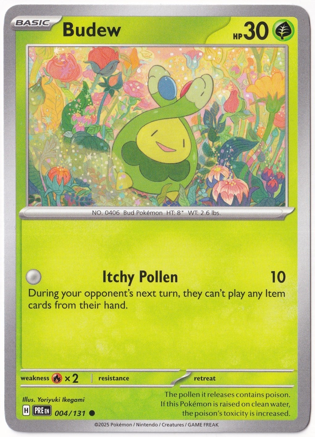 Prismatic EvolutionsBudew #4 - Prismatic Evolutions - Pokemon Kartı (Mint)