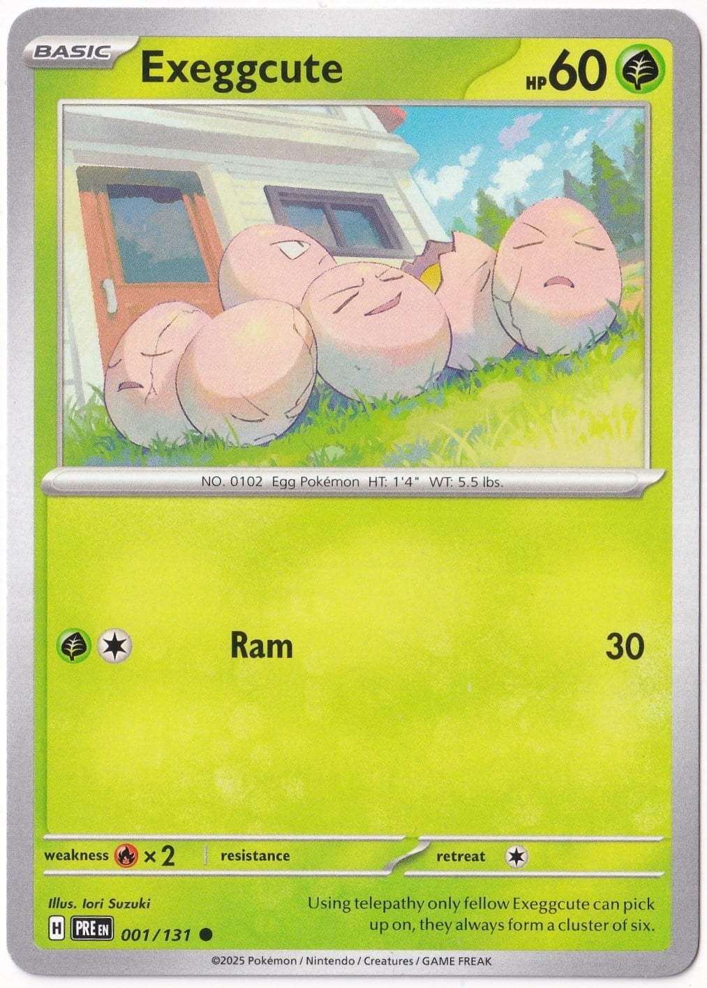 Prismatic EvolutionsExeggcute #1 - Prismatic Evolutions - Pokemon Kartı (Mint)