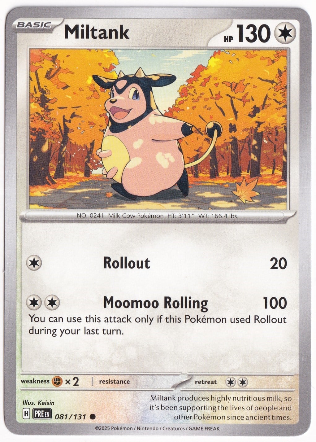 Prismatic EvolutionsMiltank 081/131 - Prismatic Evolutions - Pokemon Kartı (Mint)