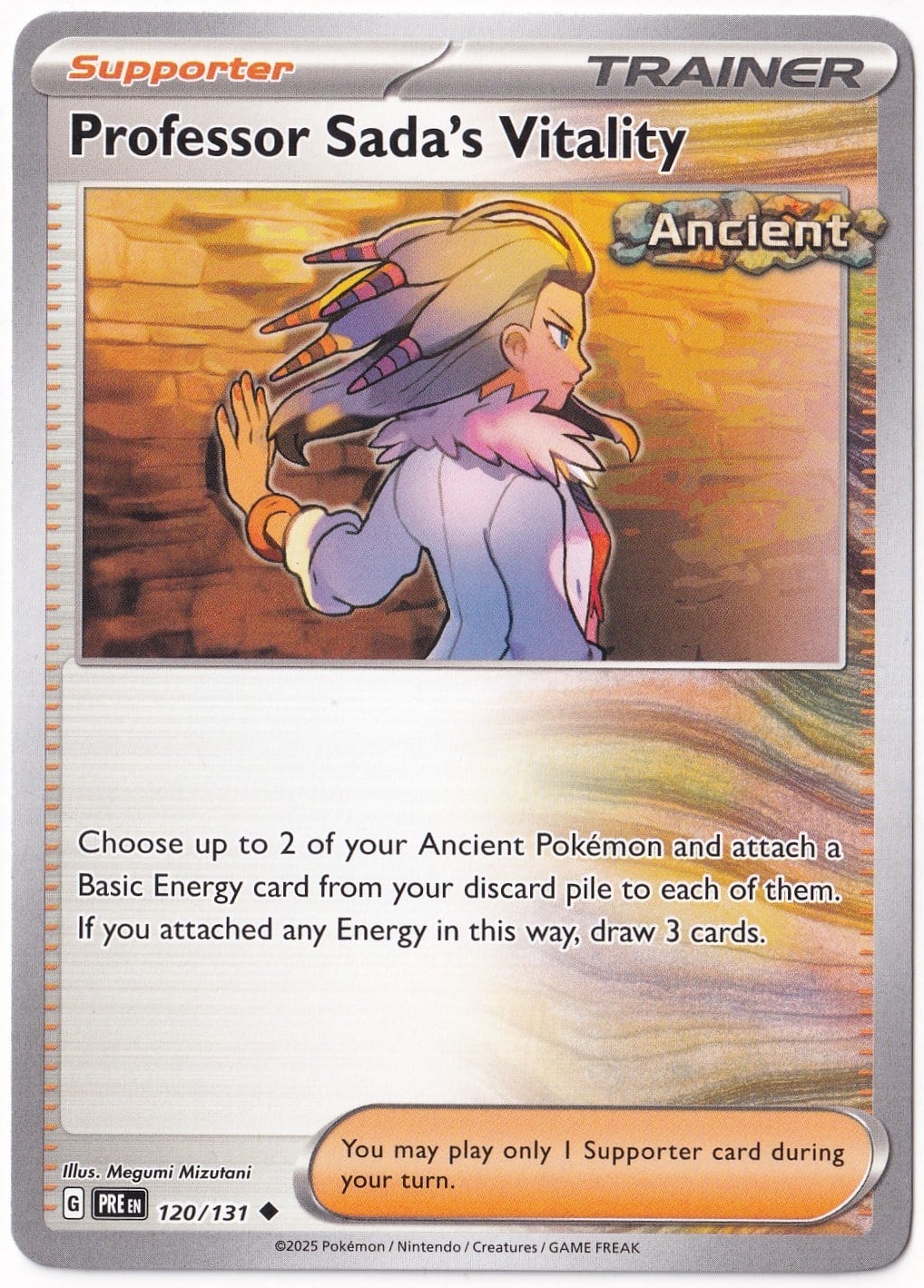 Prismatic EvolutionsProfessor Sada's Vitality 120/131 - Prismatic Evolutions - Pokemon Kartı (Mint)