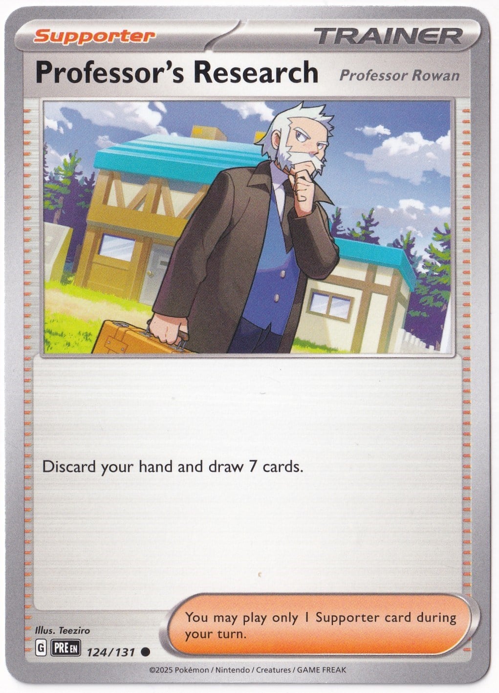Prismatic EvolutionsProfessor's Research: Professor Rowan 124/131 - Prismatic Evolutions - Pokemon Kartı (Mint)