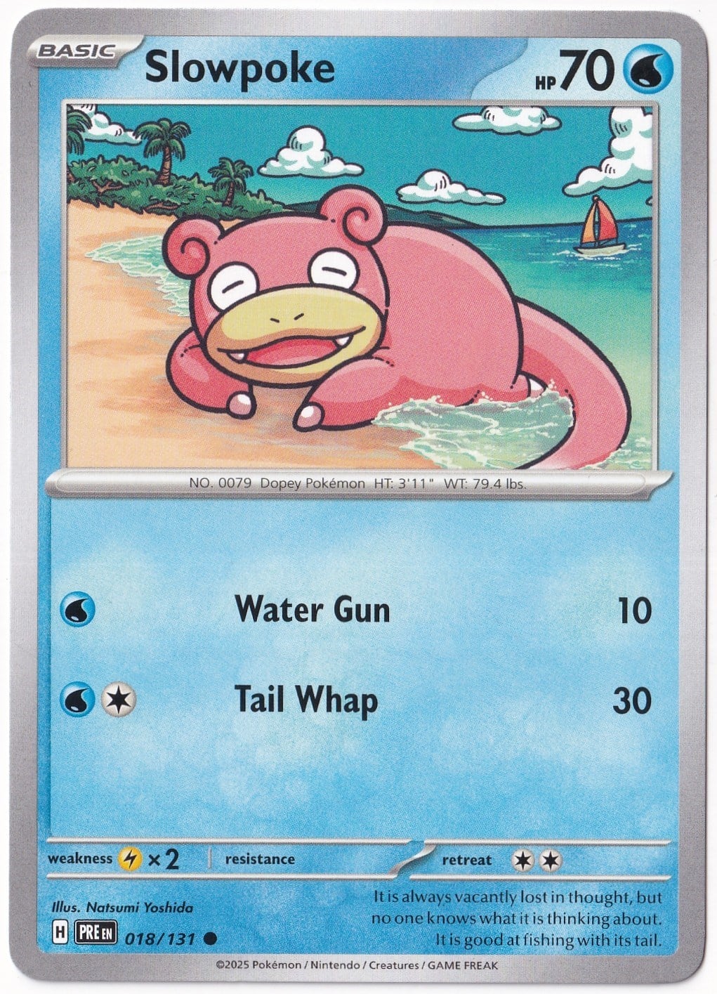 Prismatic EvolutionsSlowpoke 018/131 - Prismatic Evolutions - Pokemon Kartı (Mint)