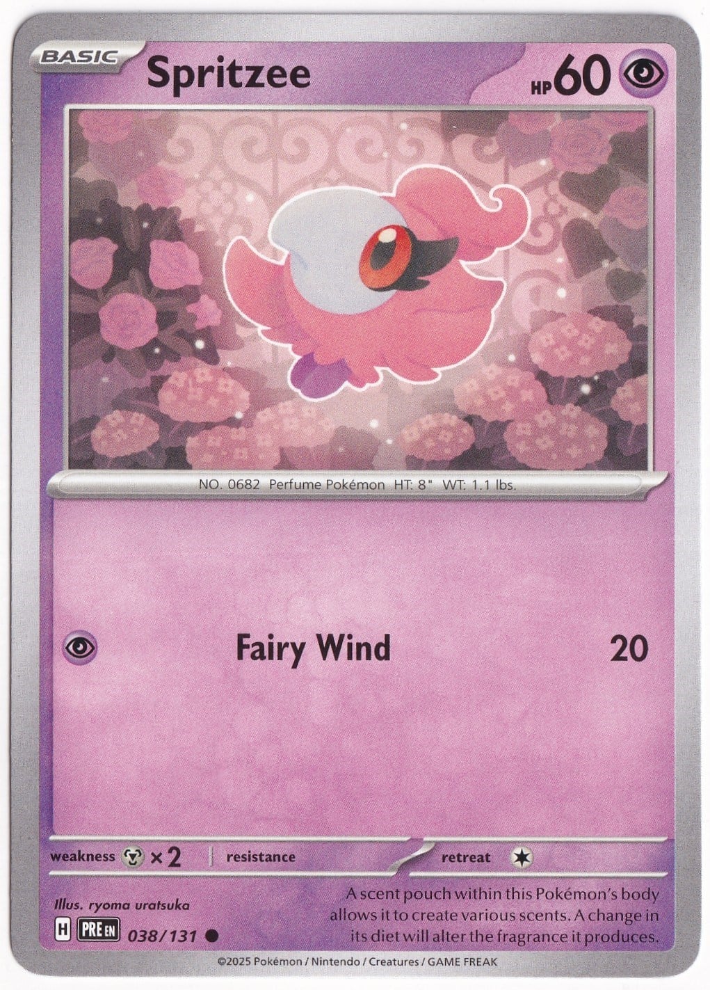 Prismatic EvolutionsSpritzee 038/131 - Prismatic Evolutions - Pokemon Kartı (Mint)