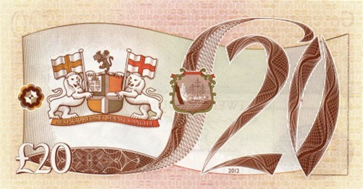 Saint Helena 20 Pound Eski Kağıt Para 2012 Pick#13b