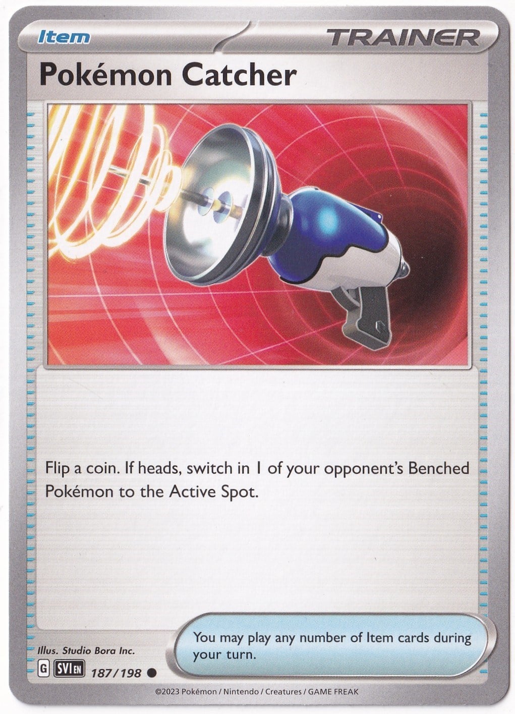 Scarlet & VioletPokemon Catcher 187/198 - Scarlet & Violet - Pokemon Kartı (Mint)