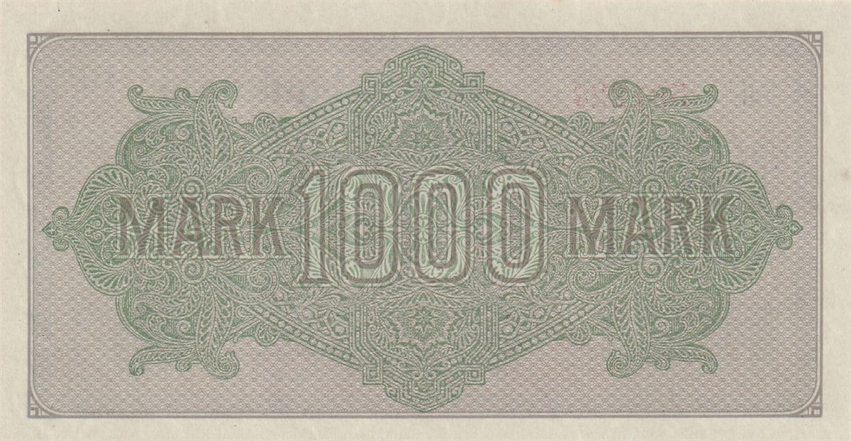 Sertifikalı ÜrünlerAlmanya, 1.000 Mark (1922) P#76 Çil Yabancı Kağıt Para