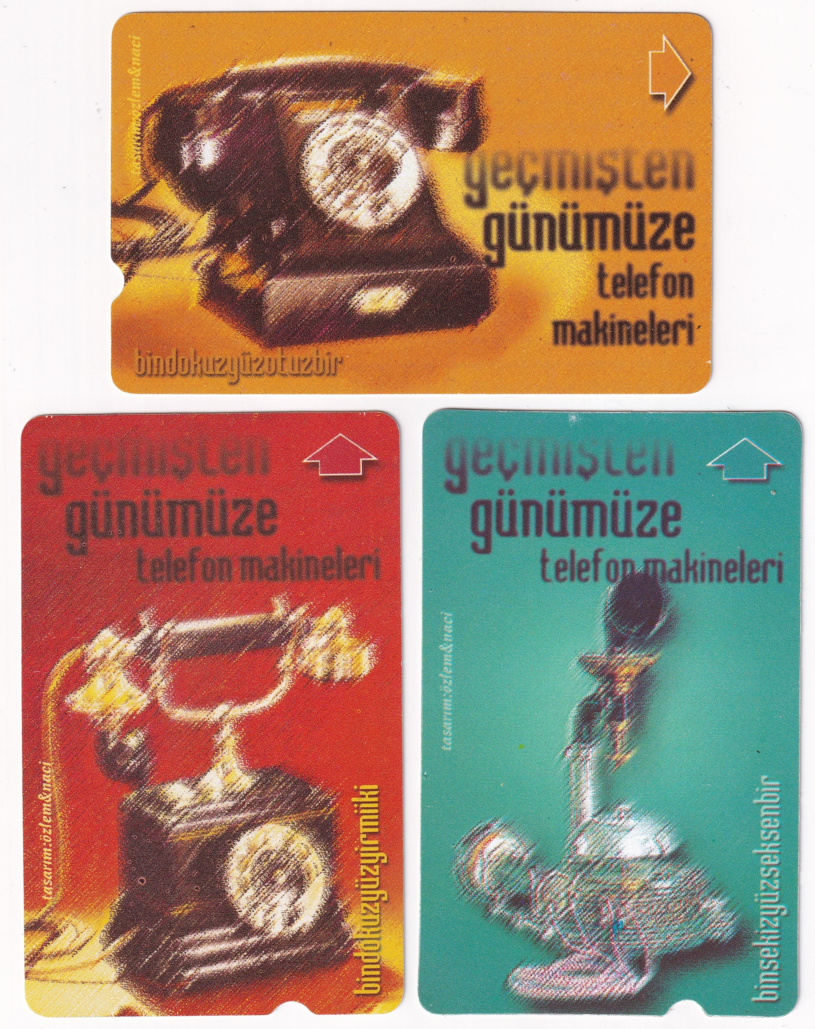 Telefon KartlarıGeçmişten Günümüze Telefon Makinaları - 2 Telefon Kartı Koleksiyonu 2000 (Takım)