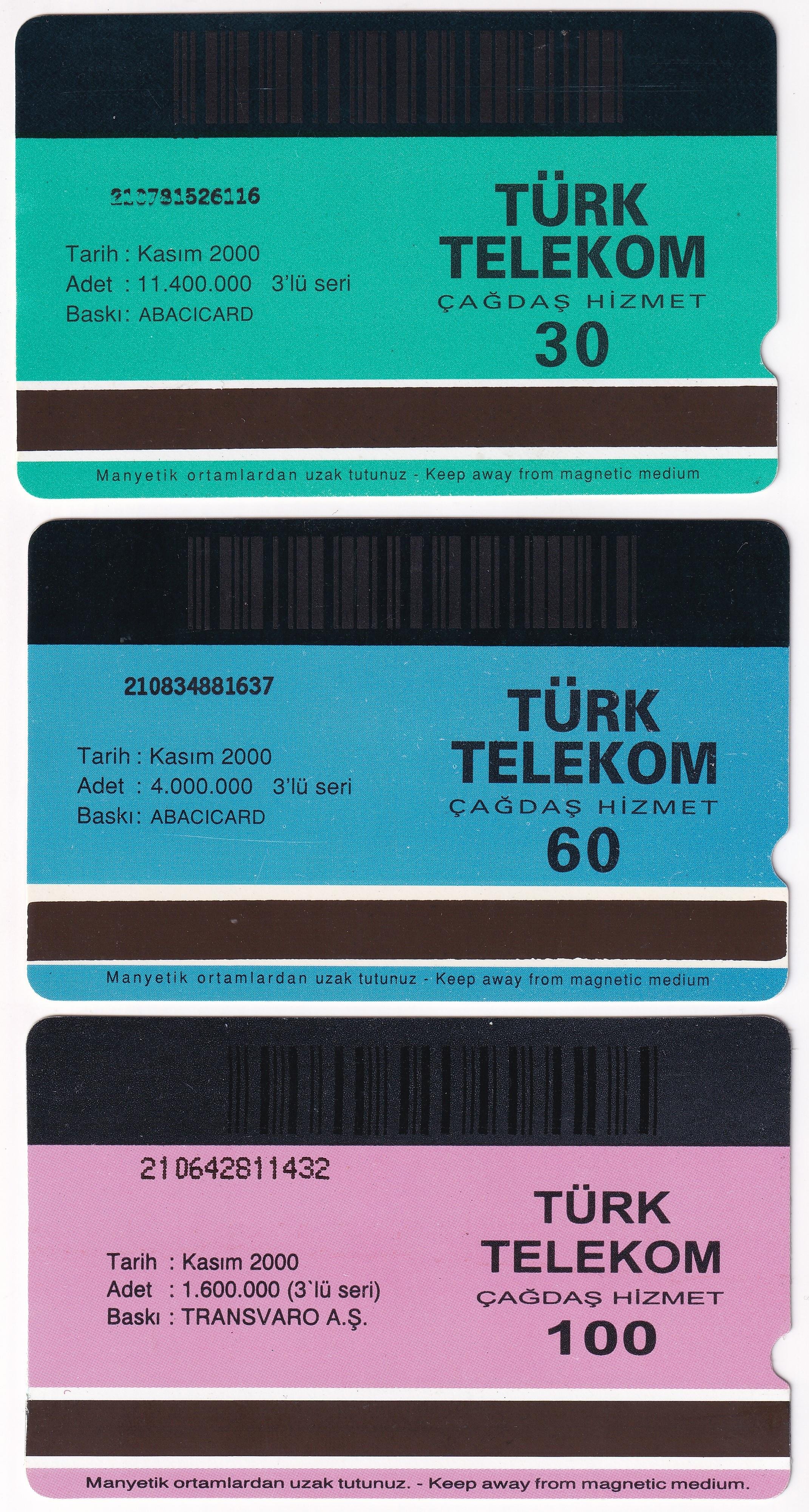 Telefon KartlarıGeçmişten Günümüze Telefon Makinaları - 2 Telefon Kartı Koleksiyonu 2000 (Takım)