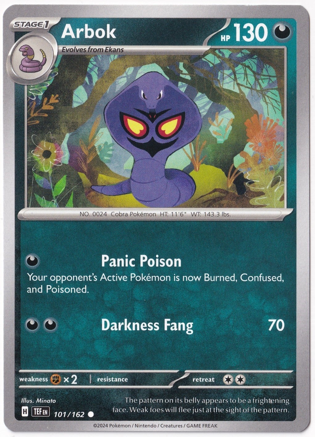 Temporal ForcesArbok 101/162 - Temporal Forces - Pokemon Kartı (Mint)