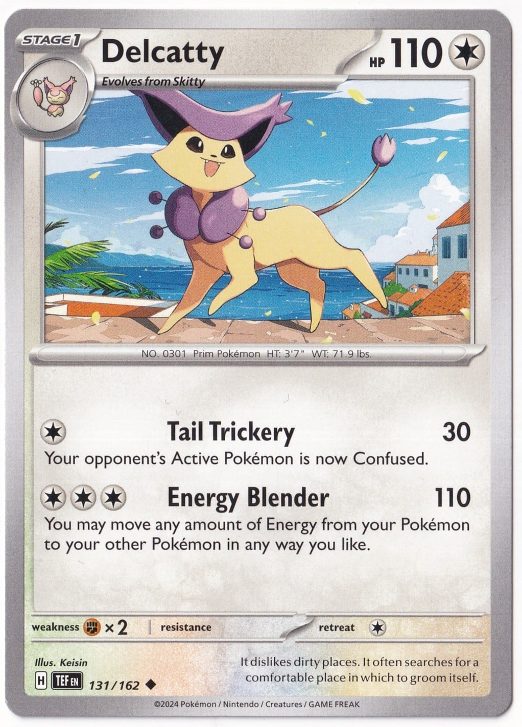 Temporal ForcesDelcatty 131/162 - Temporal Forces - Pokemon Kartı (Mint)
