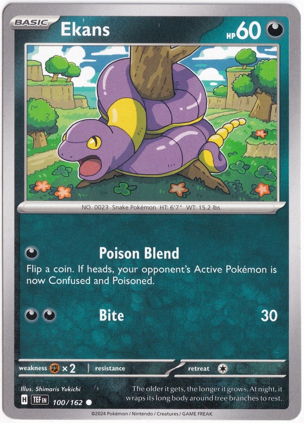 Temporal ForcesEkans 100/162 - Temporal Forces - Pokemon Kartı (Mint)