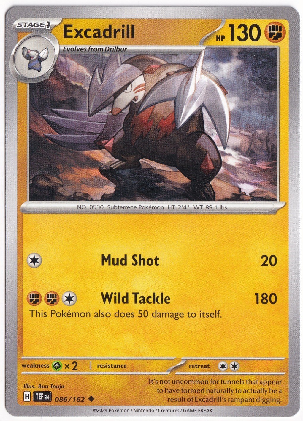Temporal ForcesExcadrill 086/162 - Temporal Forces - Pokemon Kartı (Mint)
