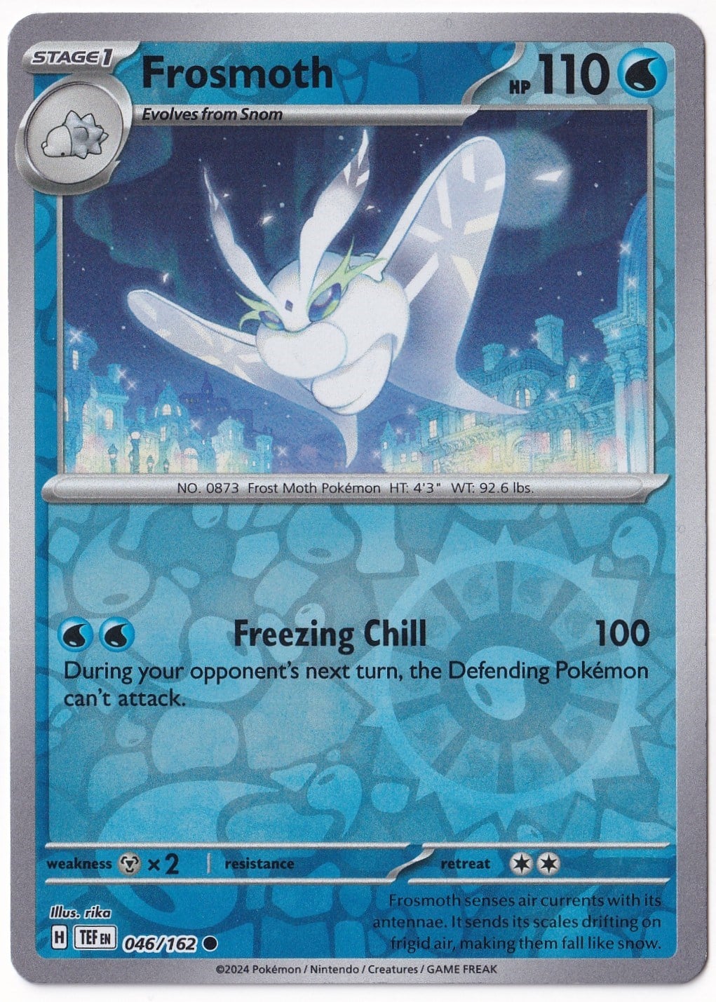 Temporal ForcesFrosmoth [Reverse Holo] 046/162 - Temporal Forces - Pokemon Kartı (Mint)