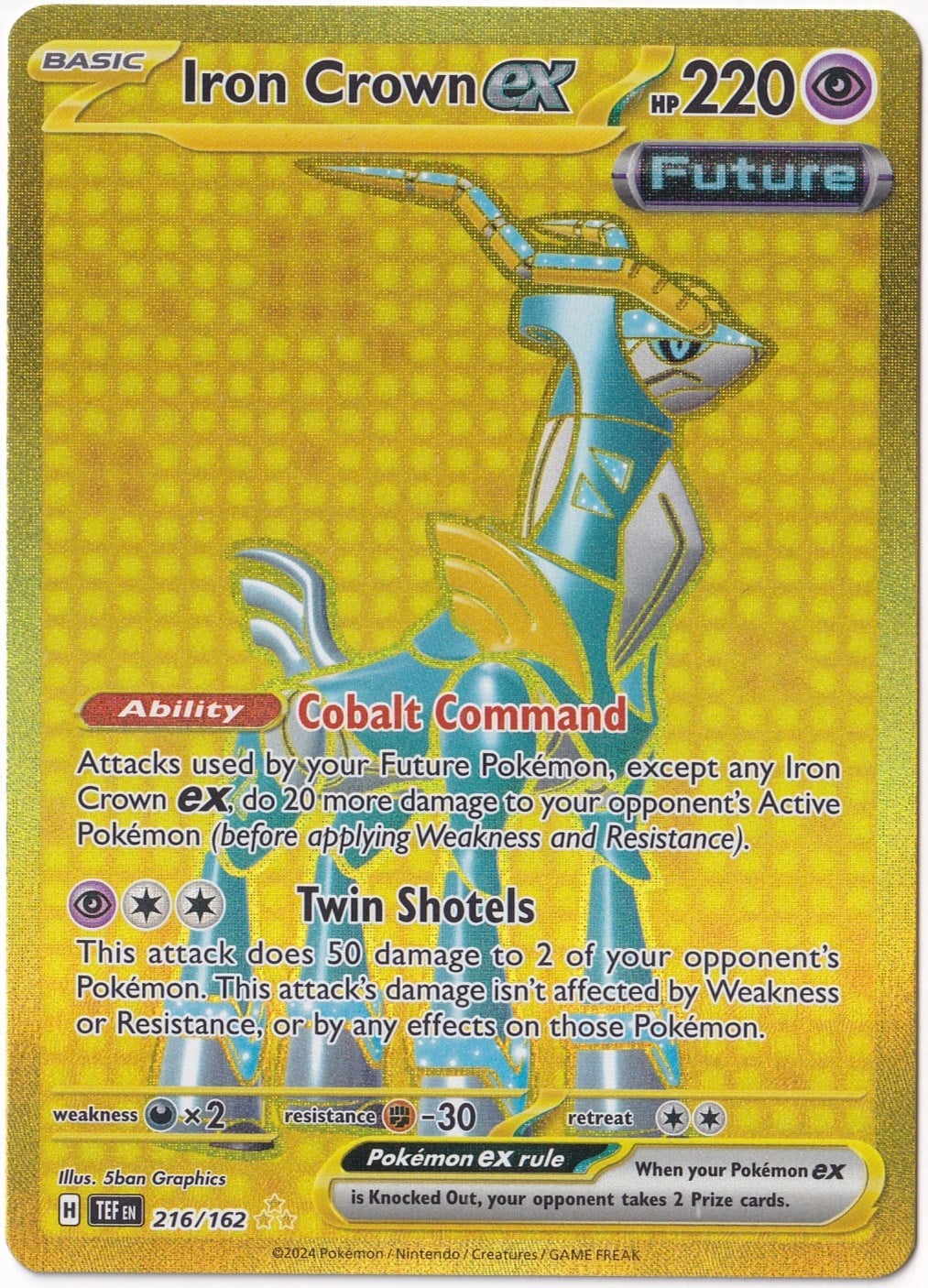Temporal ForcesIron Crown ex #216 - Pokemon Temporal Forces - Pokemon Kartı (Mint)