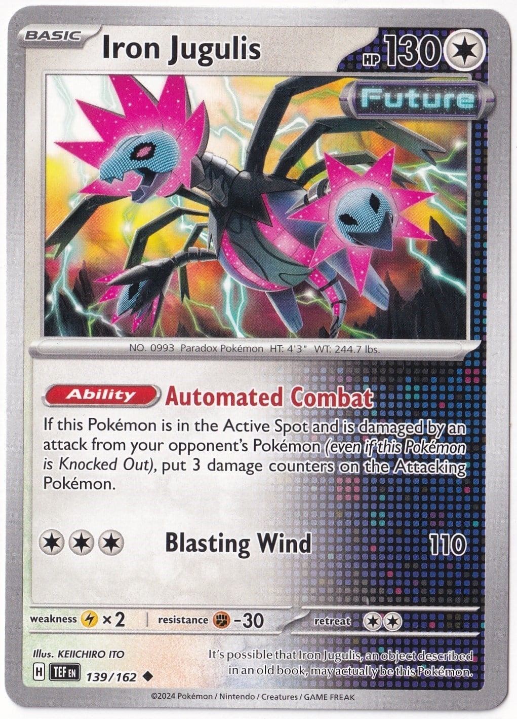 Temporal ForcesIron Jugulis 139/162 - Temporal Forces - Pokemon Kartı (Mint)