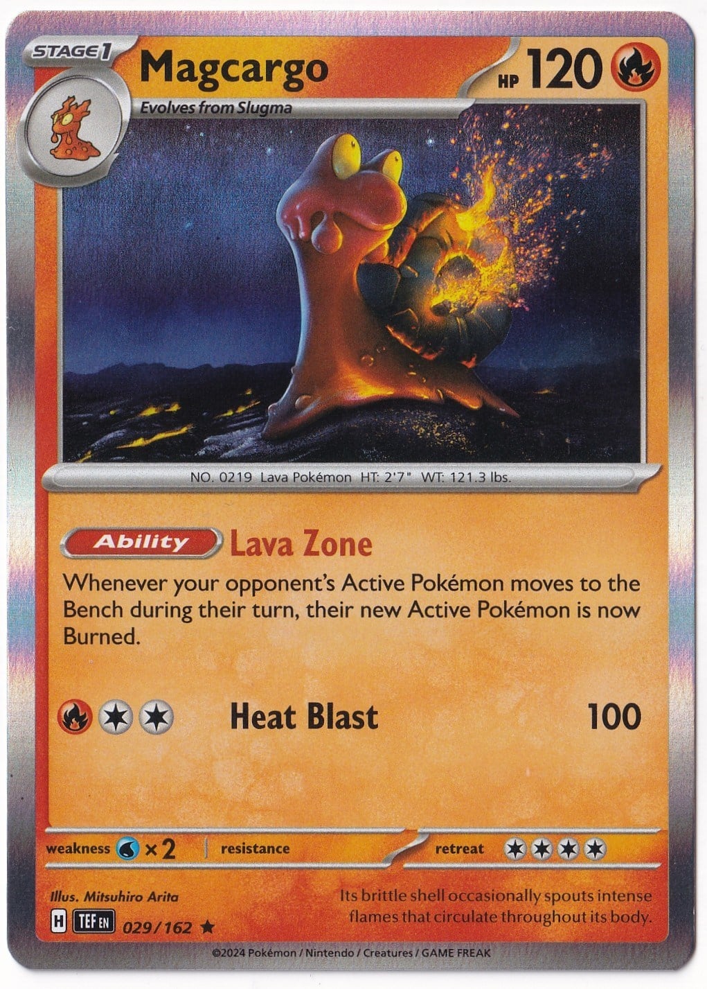 Temporal ForcesMagcargo 029/162 - Temporal Forces - Pokemon Kartı (Mint)