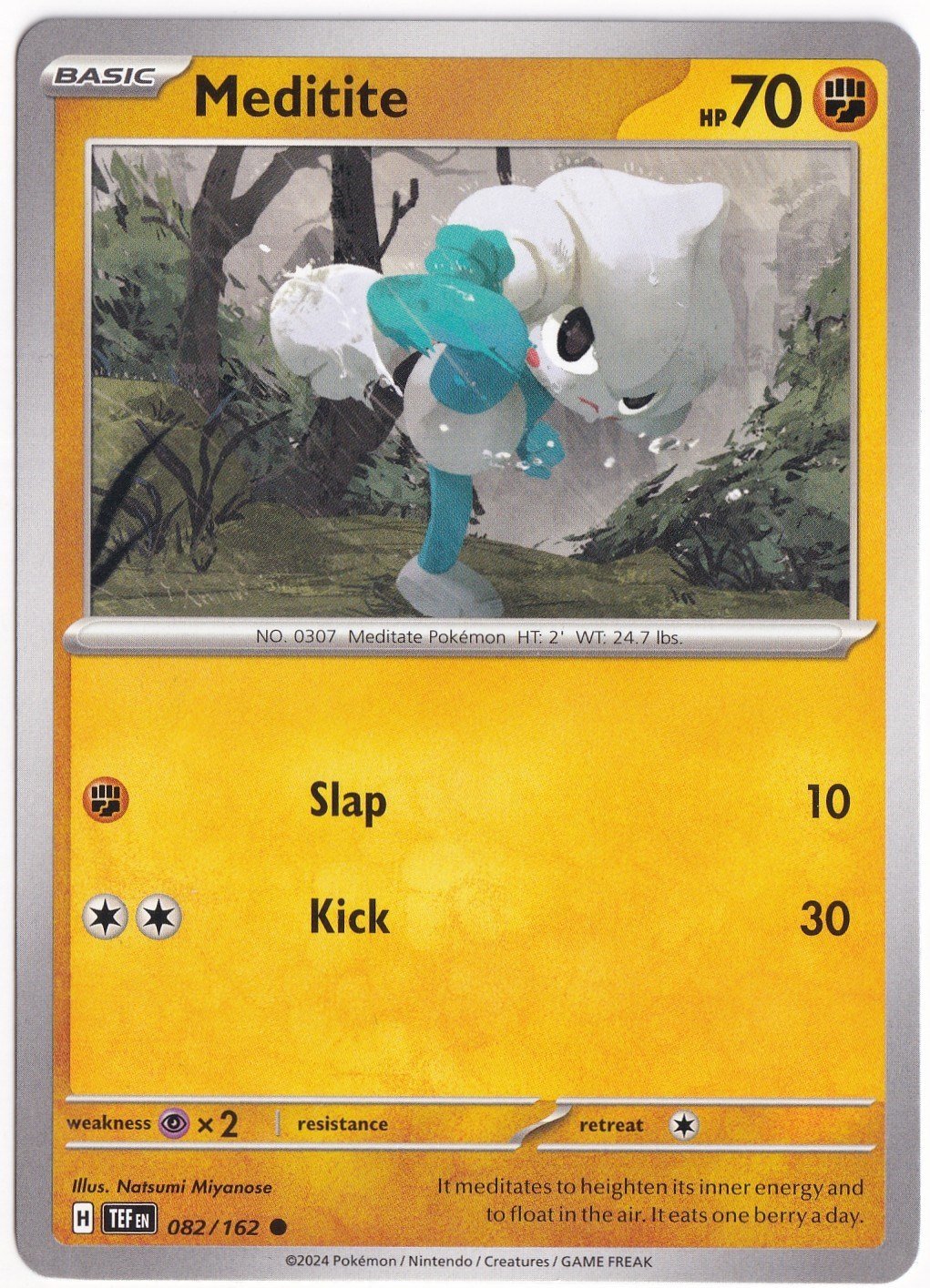 Temporal ForcesMeditite 082/162 - Temporal Forces - Pokemon Kartı (Mint)