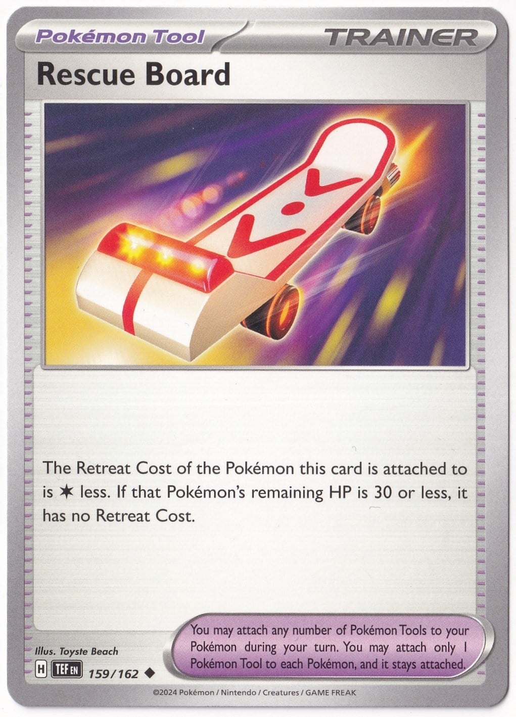 Temporal ForcesRescue Board 159/162 - Temporal Forces - Pokemon Kartı (Mint)