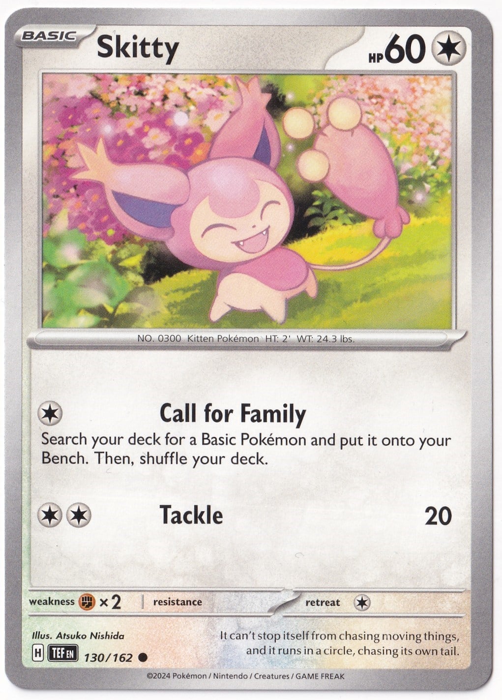 Temporal ForcesSkitty 130/162 - Temporal Forces - Pokemon Kartı (Mint)