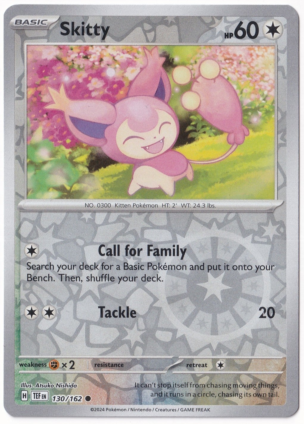 Temporal ForcesSkitty [Reverse Holo] 130/162 - Temporal Forces - Pokemon Kartı (Mint)