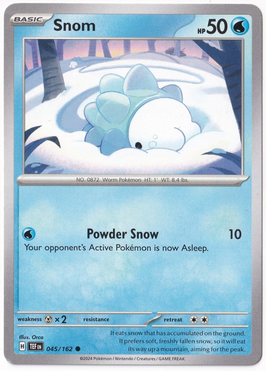 Temporal ForcesSnom 045/162 - Temporal Forces - Pokemon Kartı (Mint)