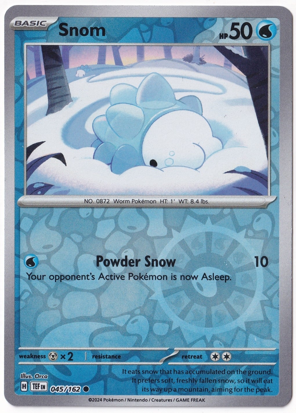 Temporal ForcesSnom [Reverse Holo] 045/162 - Temporal Forces - Pokemon Kartı (Mint)