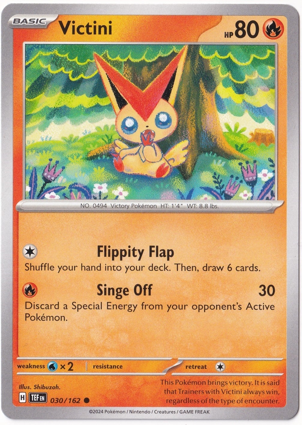Temporal ForcesVictini 030/162 - Temporal Forces - Pokemon Kartı (Mint)