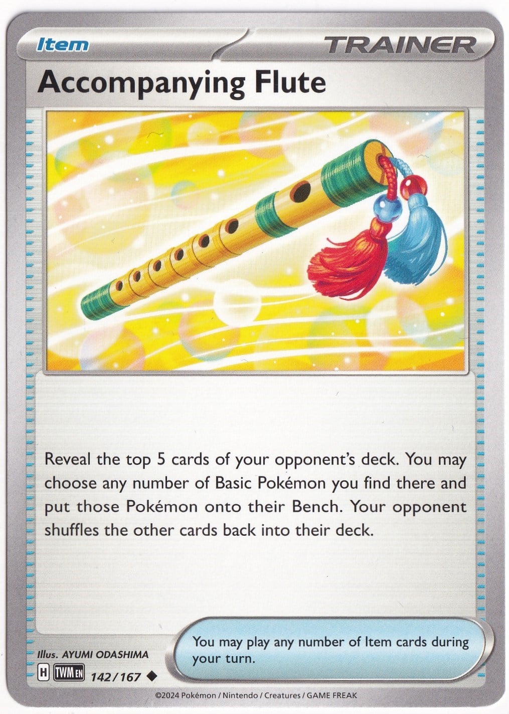 Twilight MasqueradeAccompanying Flute 142/167 - Twilight Masquerade - Pokemon Kartı (Mint)