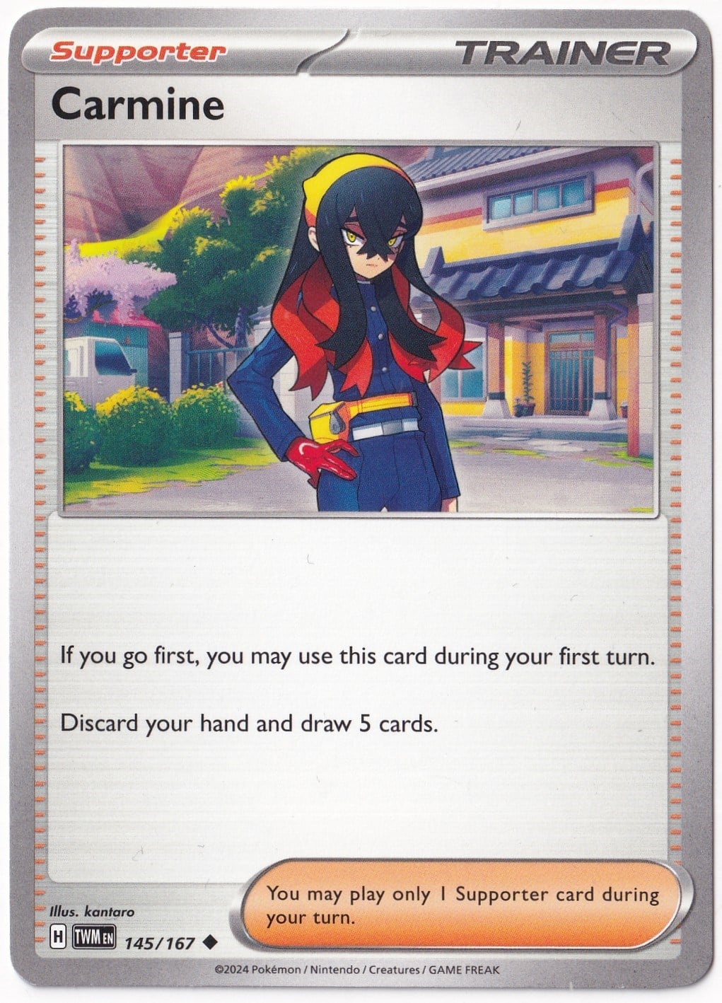 Twilight MasqueradeCarmine 145/167 - Twilight Masquerade - Pokemon Kartı (Mint)