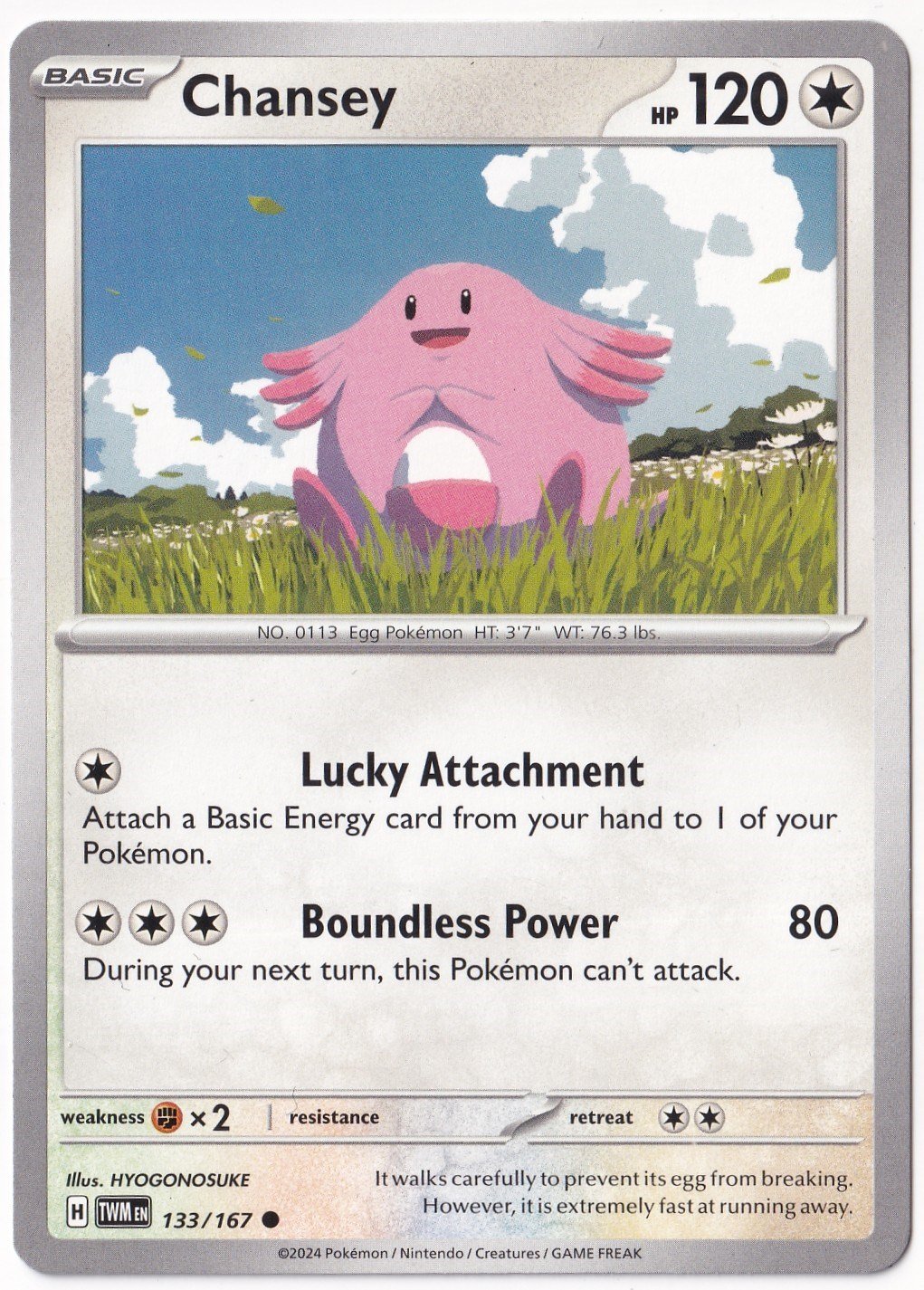 Twilight MasqueradeChansey 133/167 - Twilight Masquerade - Pokemon Kartı (Mint)