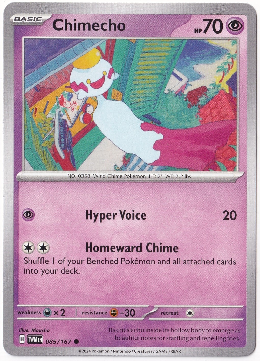 Twilight MasqueradeChimecho 085/167 - Twilight Masquerade - Pokemon Kartı (Mint)