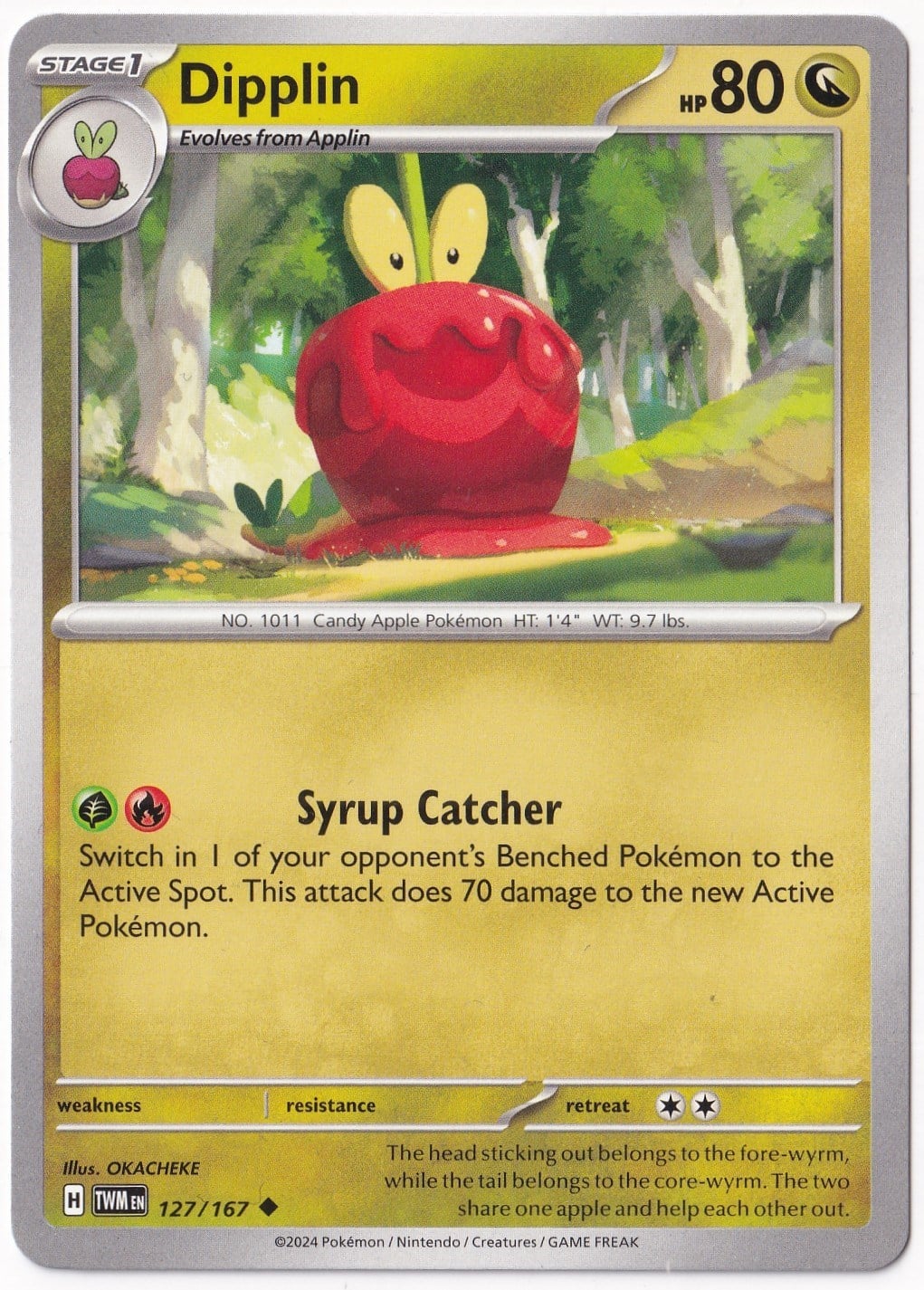 Twilight MasqueradeDipplin 127/167 - Twilight Masquerade - Pokemon Kartı (Mint)