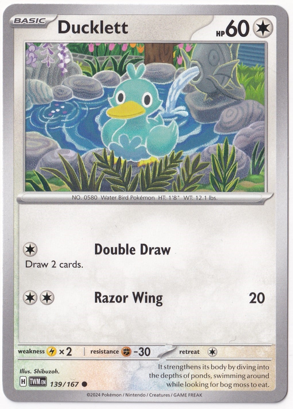 Twilight MasqueradeDucklett 139/167 - Twilight Masquerade - Pokemon Kartı (Mint)