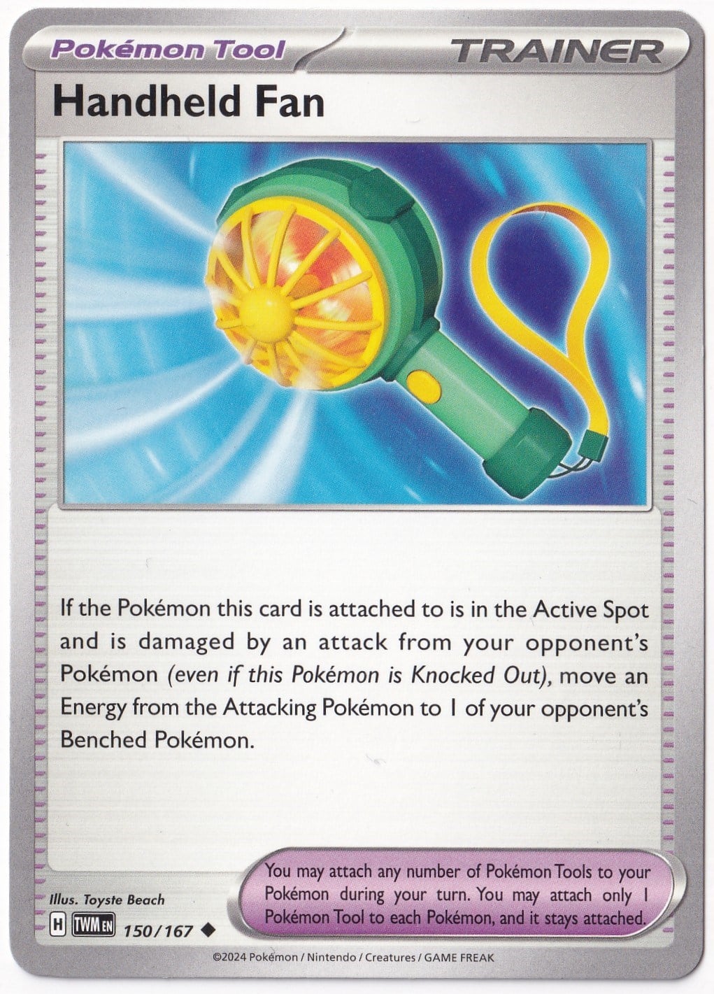 Twilight MasqueradeHandheld Fan 150/167 - Twilight Masquerade - Pokemon Kartı (Mint)