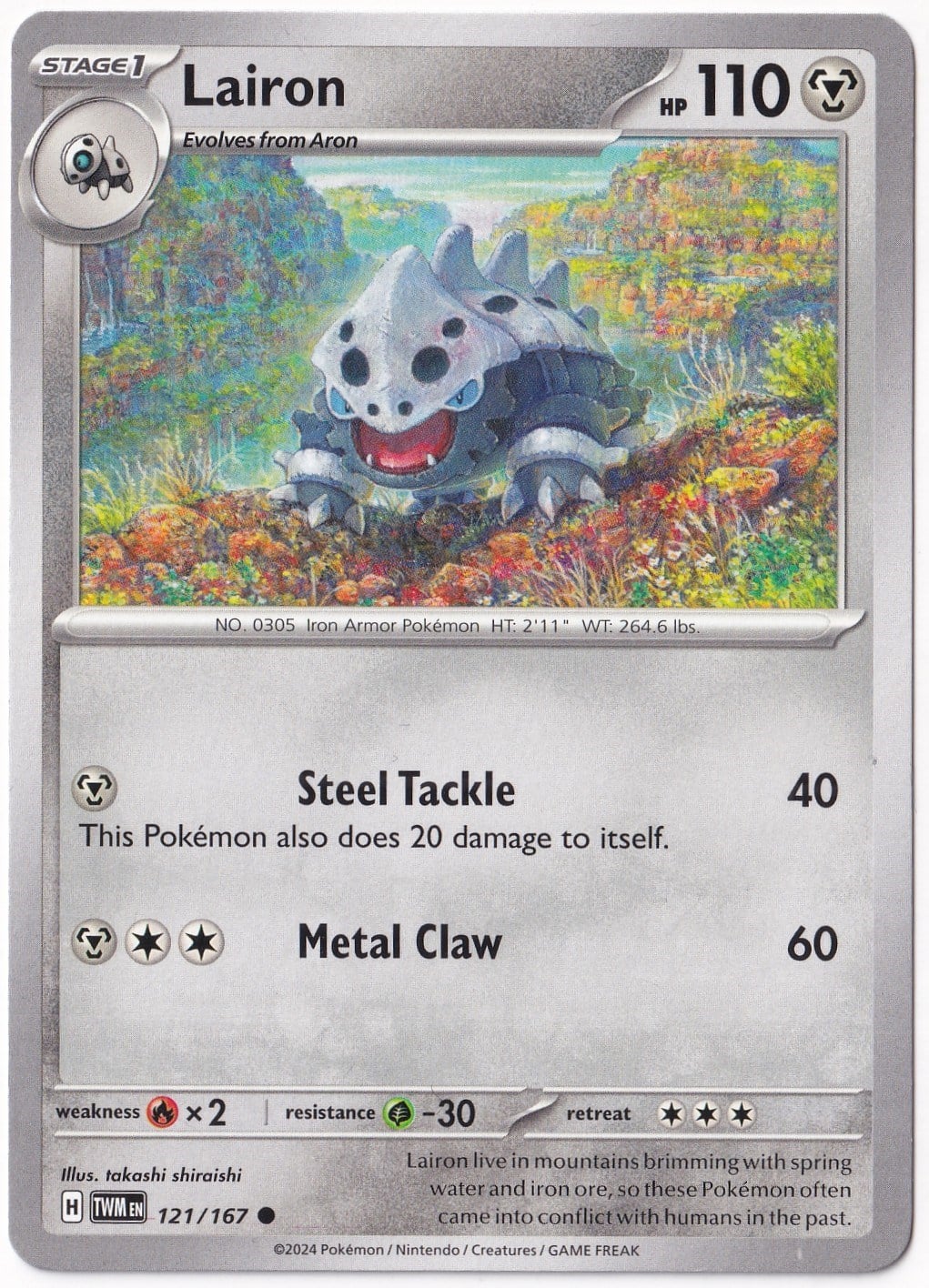 Twilight MasqueradeLairon 121/167 - Twilight Masquerade - Pokemon Kartı (Mint)