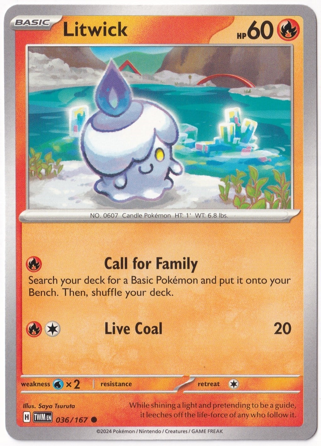 Twilight MasqueradeLitwick 036/167 - Twilight Masquerade - Pokemon Kartı (Mint)