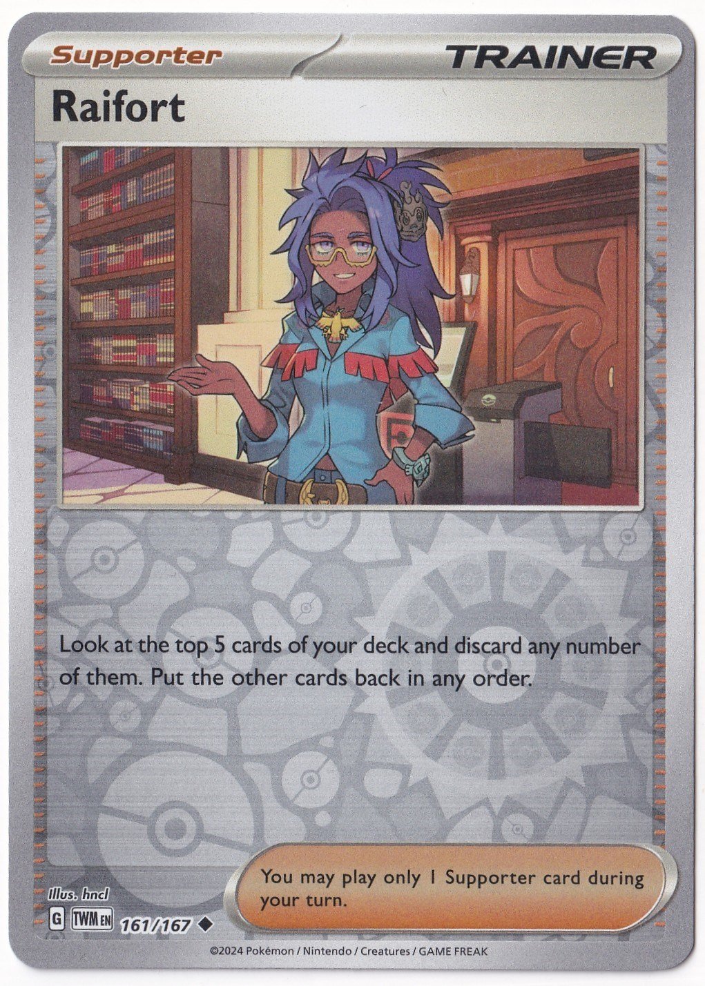Twilight MasqueradeRaifort [Reverse Holo] 161/167 - Twilight Masquerade - Pokemon Kartı (Mint)