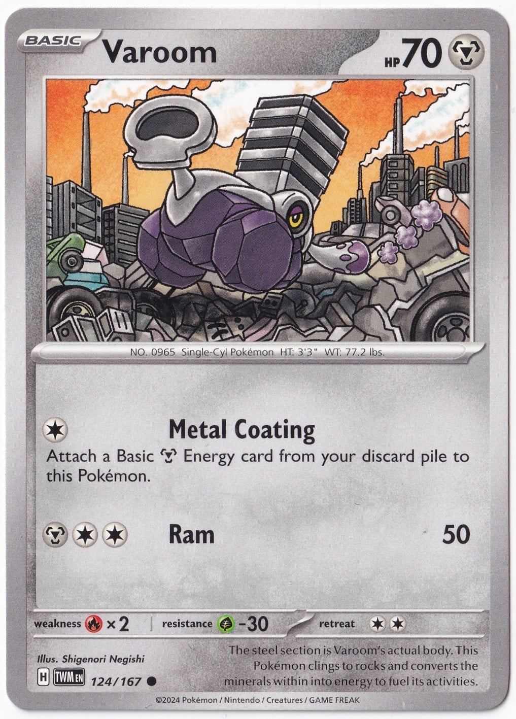 Twilight MasqueradeVaroom 124/167 - Twilight Masquerade - Pokemon Kartı (Mint)