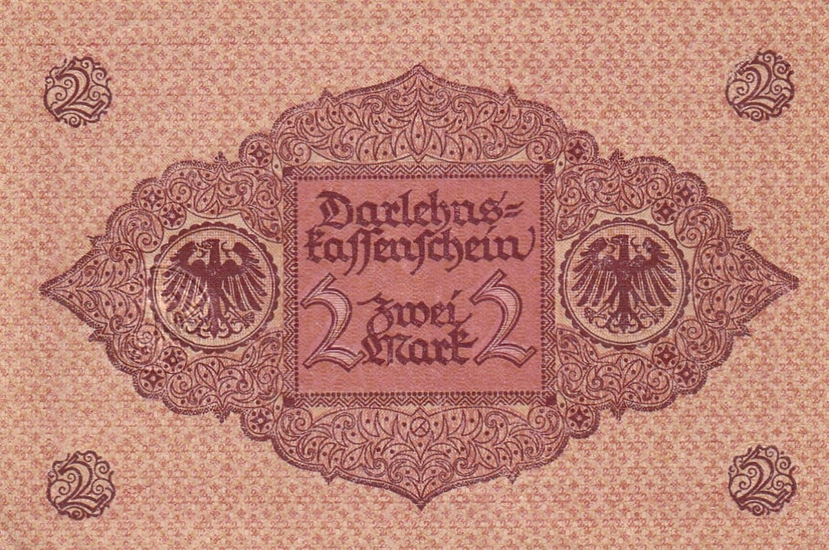 Yabancı Devletlerin Kağıt ParalarıAlmanya, 5 Mark (1920) P#59 ÇİL Eski Yabancı Kağıt Para