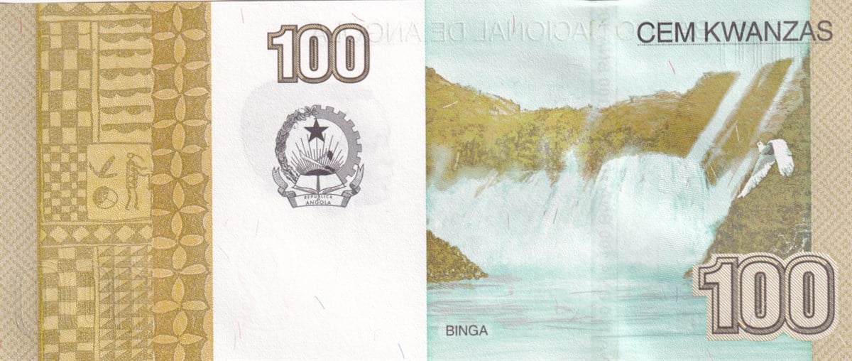 Foreign State BanknotesAngola, 10 Kwanza (2012) ÇİL Eski Yabancı Kağıt Para