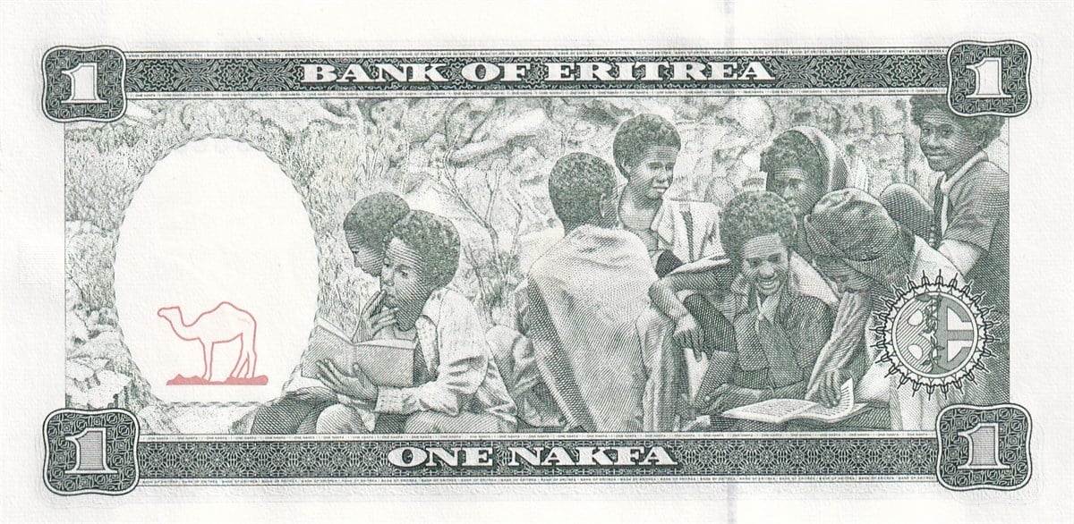 Foreign State BanknotesEritre, 1 Nakfa (1997) Eski Yabancı Kağıt Para
