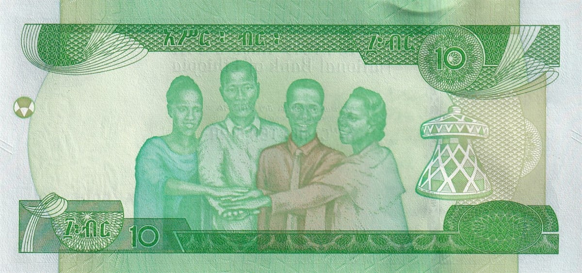 Foreign State BanknotesEtiyopya, 10 Birr (2020) ÇİL Eski Yabancı Kağıt Para