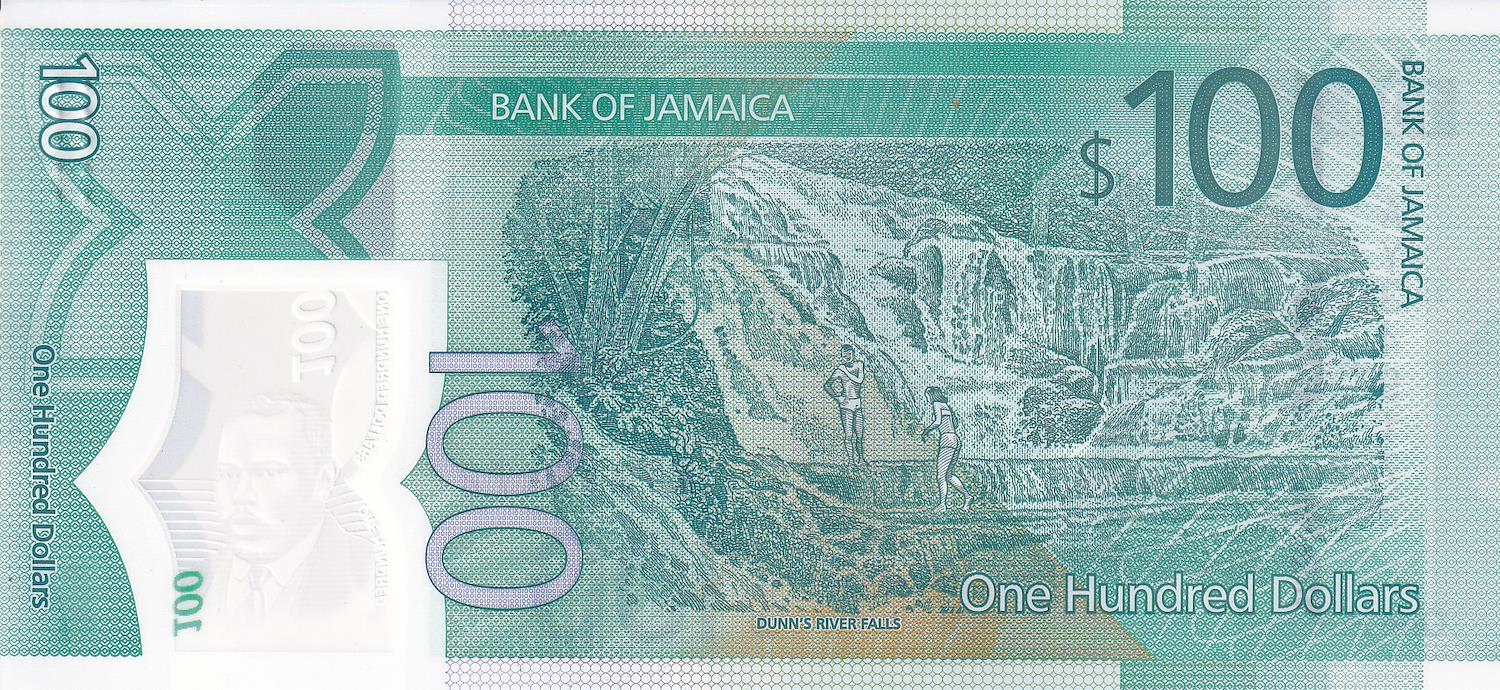 Foreign State BanknotesJamaika, 100 Dolar (2022) ÇİL