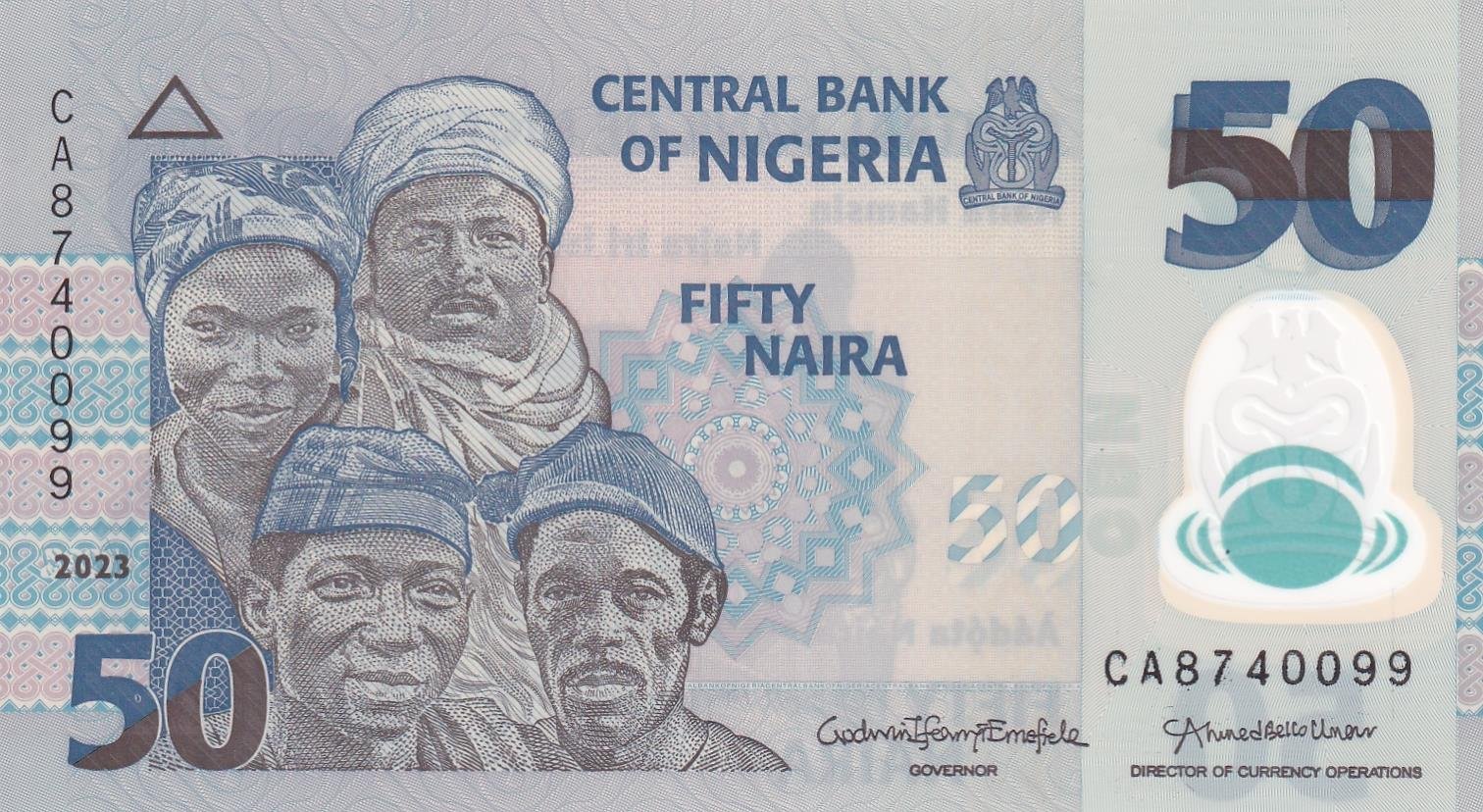 Foreign State BanknotesNijerya, 50 Naira (2023) Polimer ÇİL