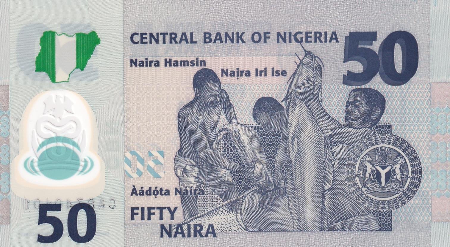 Foreign State BanknotesNijerya, 50 Naira (2023) Polimer ÇİL