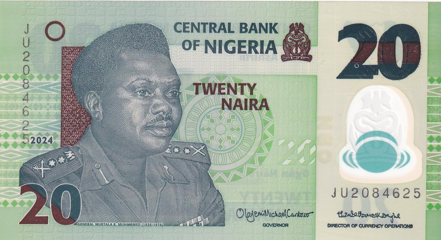 Foreign State BanknotesNijerya, 20 Naira (2024) Polimer ÇİL