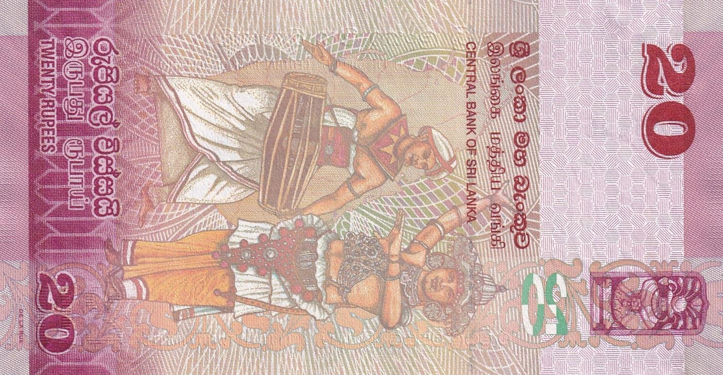 Yabancı Devletlerin Kağıt ParalarıSri Lanka, 20 Rupi, (2021) ÇİL