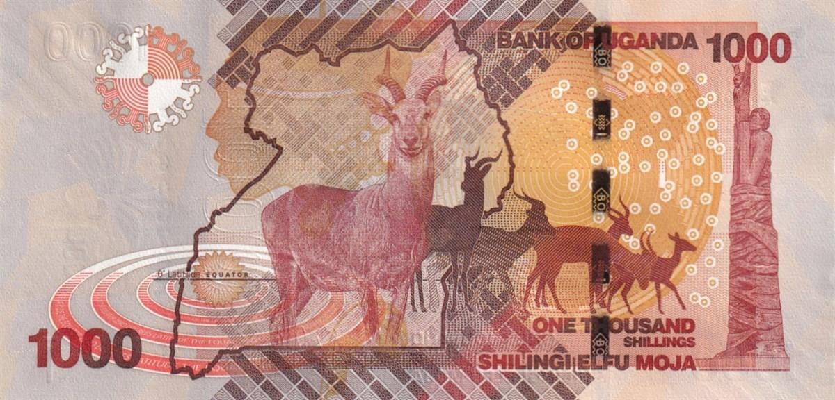Foreign State BanknotesUganda, 5 Şilin (2021) PNL ÇİL Eski Yabancı Kağıt Para
